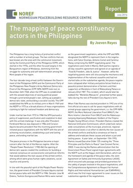 The Mapping of Peace Constituency Actors in the Philippines by Joeven Reyes