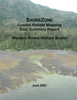 Shorezone Mapping Data Summary Western Prince William Sound (2004 Imagery)
