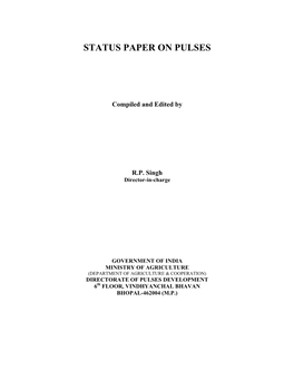 Status Paper on Pulses