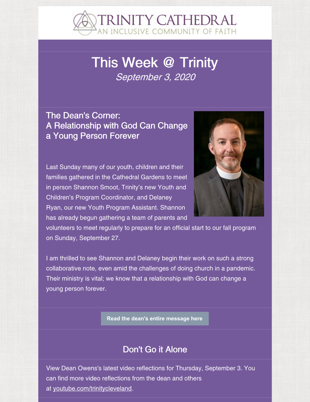This Week @ Trinity | Fourteenth Sunday After Pentecost