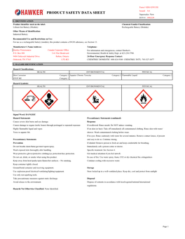 Lithium-Ion Battery Safety Data Sheet