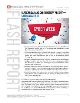 Black Friday and Cyber Monday Are Out— Cyber Week Is In