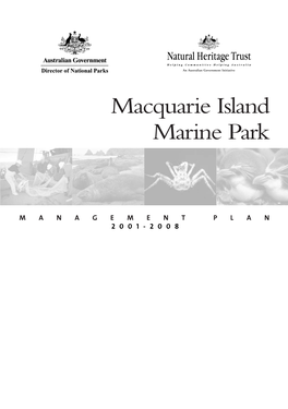 Macquarie Island Marine Park Management Plan 2001