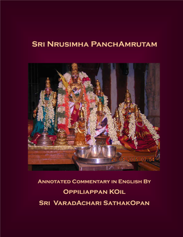 Sri Nrusimha Panchamrutam