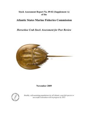 Horseshoe Crab Stock Assessment for Peer Review