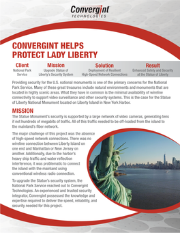 Convergint Helps Protect Lady Liberty