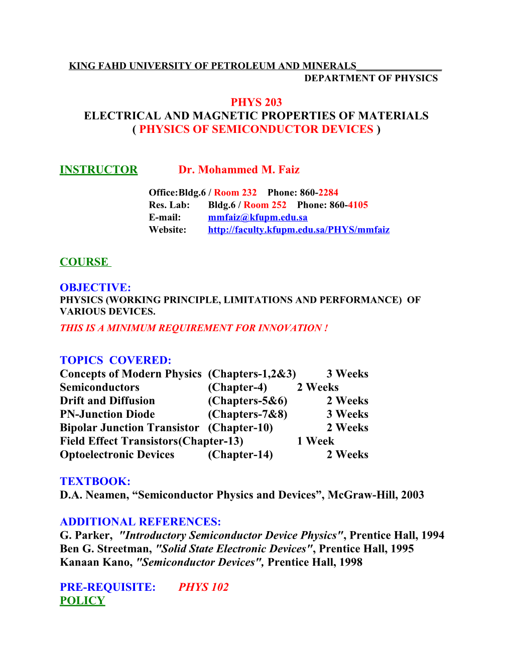 King Fahd University of Petroleum and Minerals s5