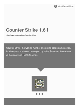 Counter Strike 1.6 I