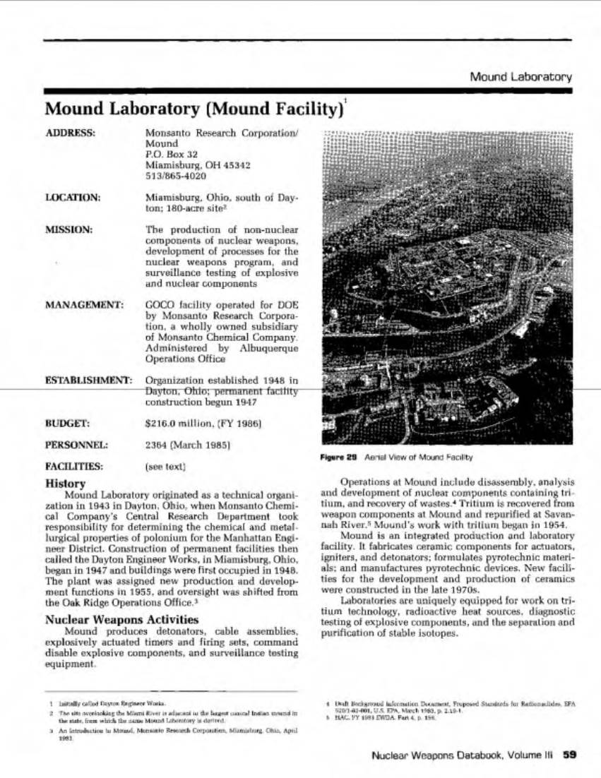 Mound Laboratory