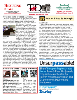 HEADLINE NEWS • 10/5/08 • PAGE 2 of 26