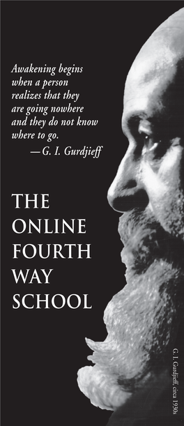 The Online Fourth Way School G