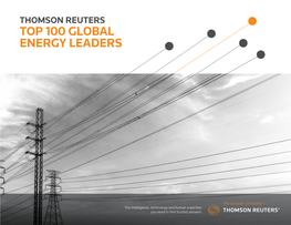 Top 100 Global Energy Leaders