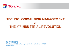 Process Safety and the 4Th Industrial Revolution