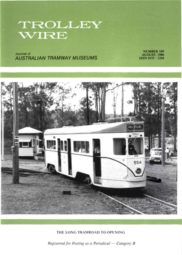 Issue 189 – Trolley Wire – Aug 1980.Pdf