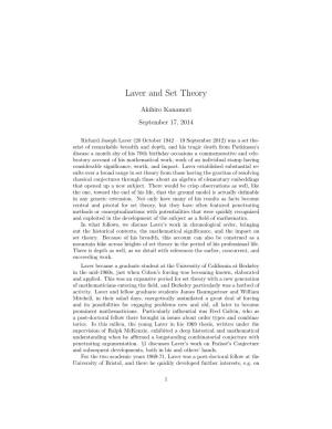 Laver and Set Theory