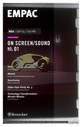On Screen/Sound No.01