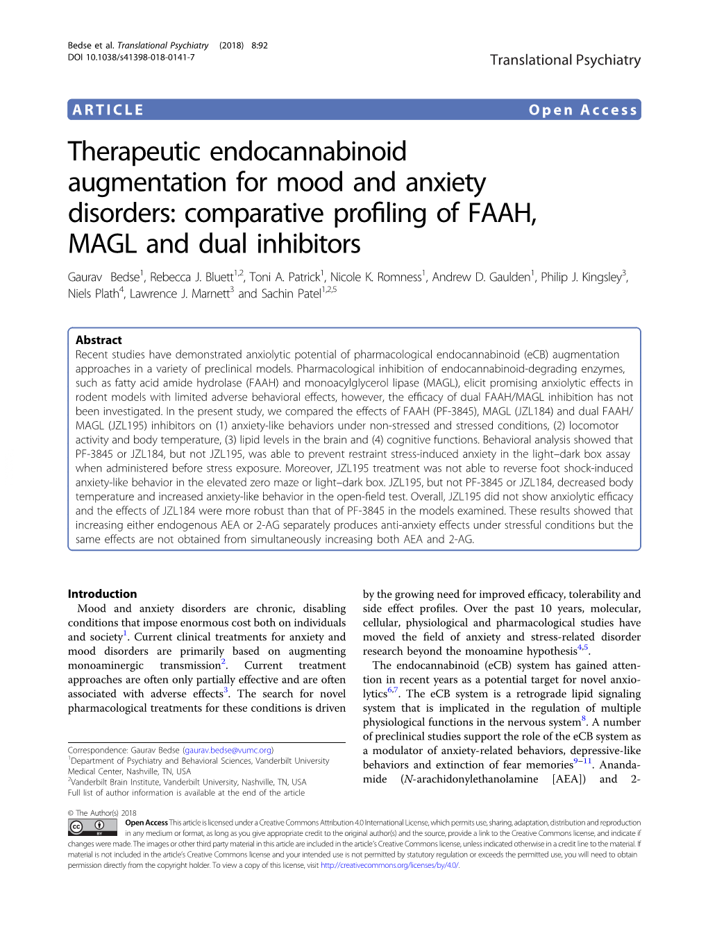 Comparative Profiling of FAAH, MAGL and Dual Inhibitors