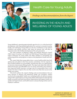 Brief: Health Care for Young Adults
