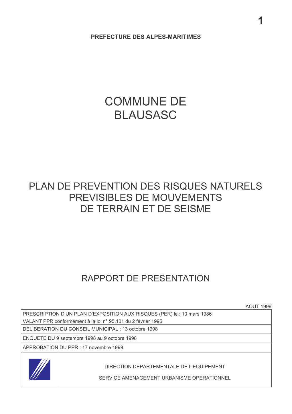 Commune De Blausasc