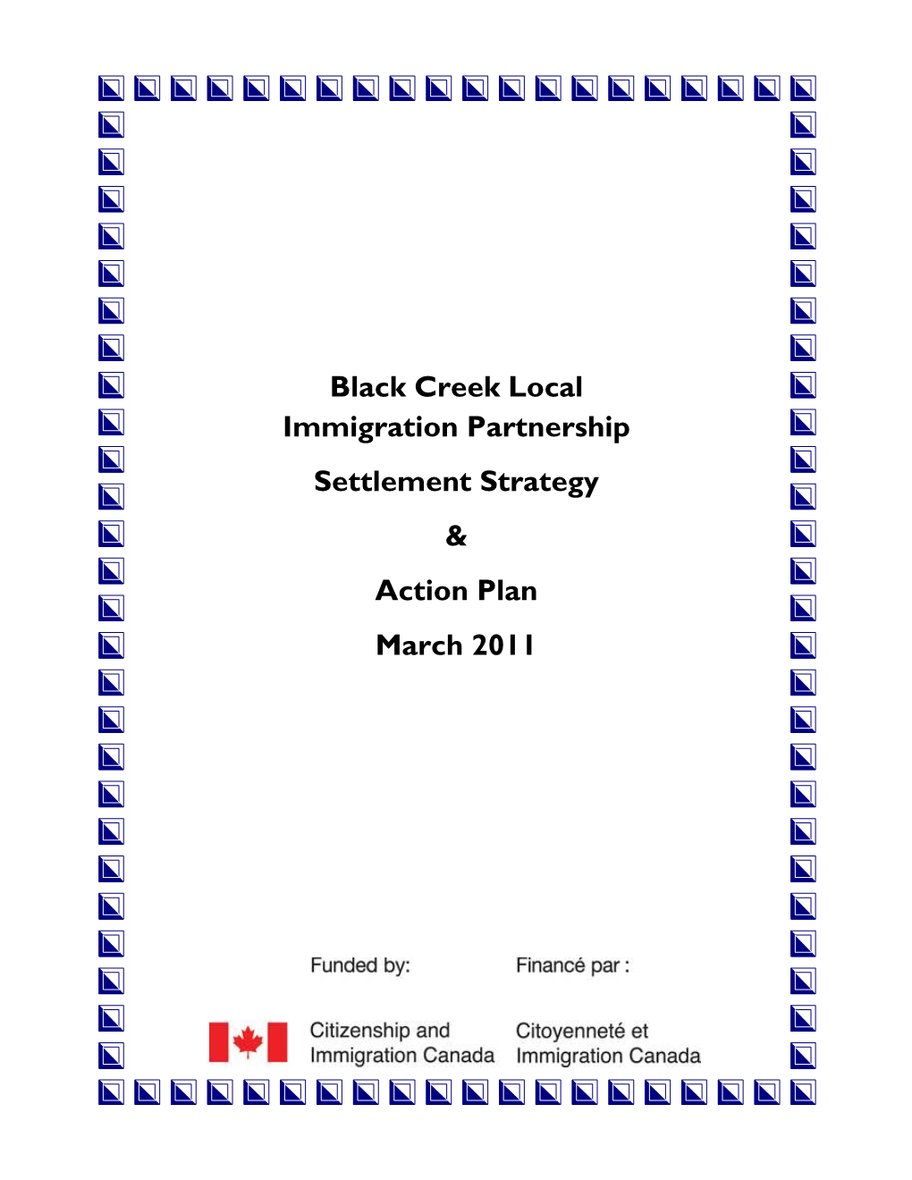 Black Creek LIP Settlement Strategy & Action Plan