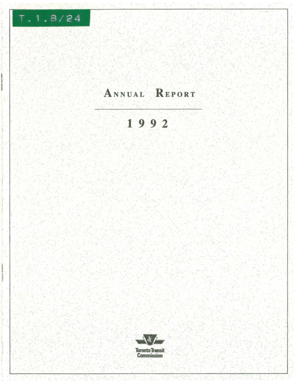 Annual Report 1992