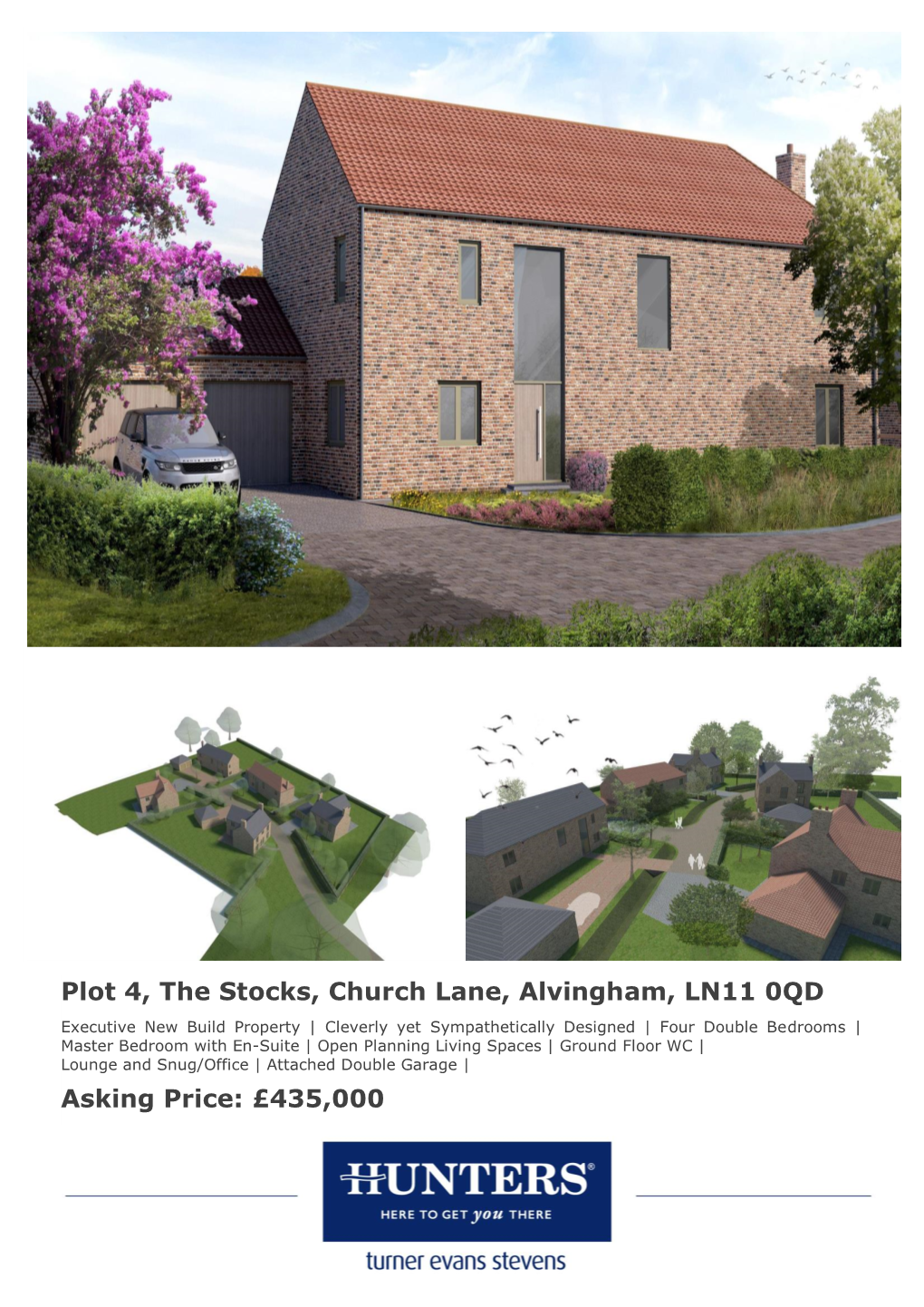 Plot 4, the Stocks, Church Lane, Alvingham, LN11 0QD Asking Price