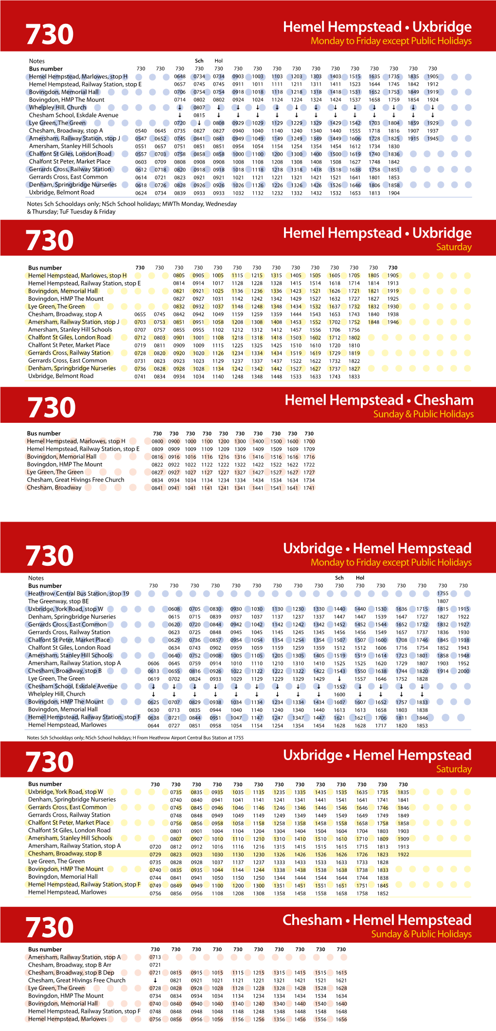 730 Timetable WEB October2017.Pdf