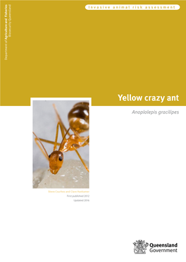 Yellow Crazy Ant Risk Assessment