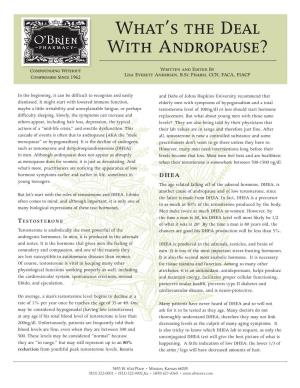 What's the Deal with Andropause?