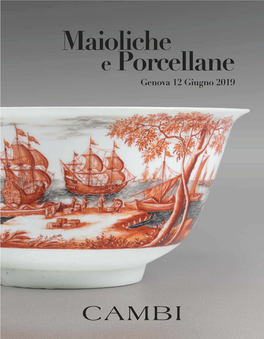 Maioliche E Porcellane Genova 12 Giugno 2019