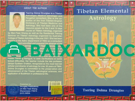 Drungtso Tsering Dolma Tibetan Elemental Astrology