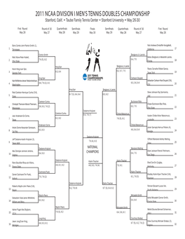 2011 Ncaa Mens Doubles 5-30.Indd