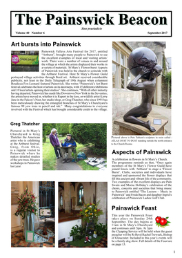 The Painswick Beacon Sine Praeiudicio Volume 40 Number 6 September 2017