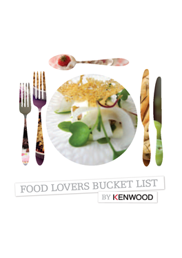 Food Lovers Bucket List by Welcome