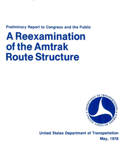 A Reexamination of the Amtrak Route Structure