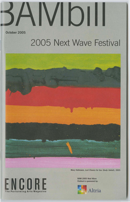 2005 Next Wave Festival