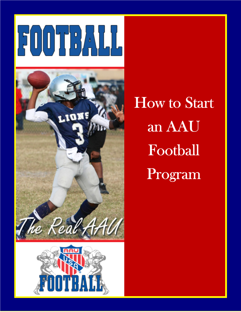How to Start an AAU Football Program