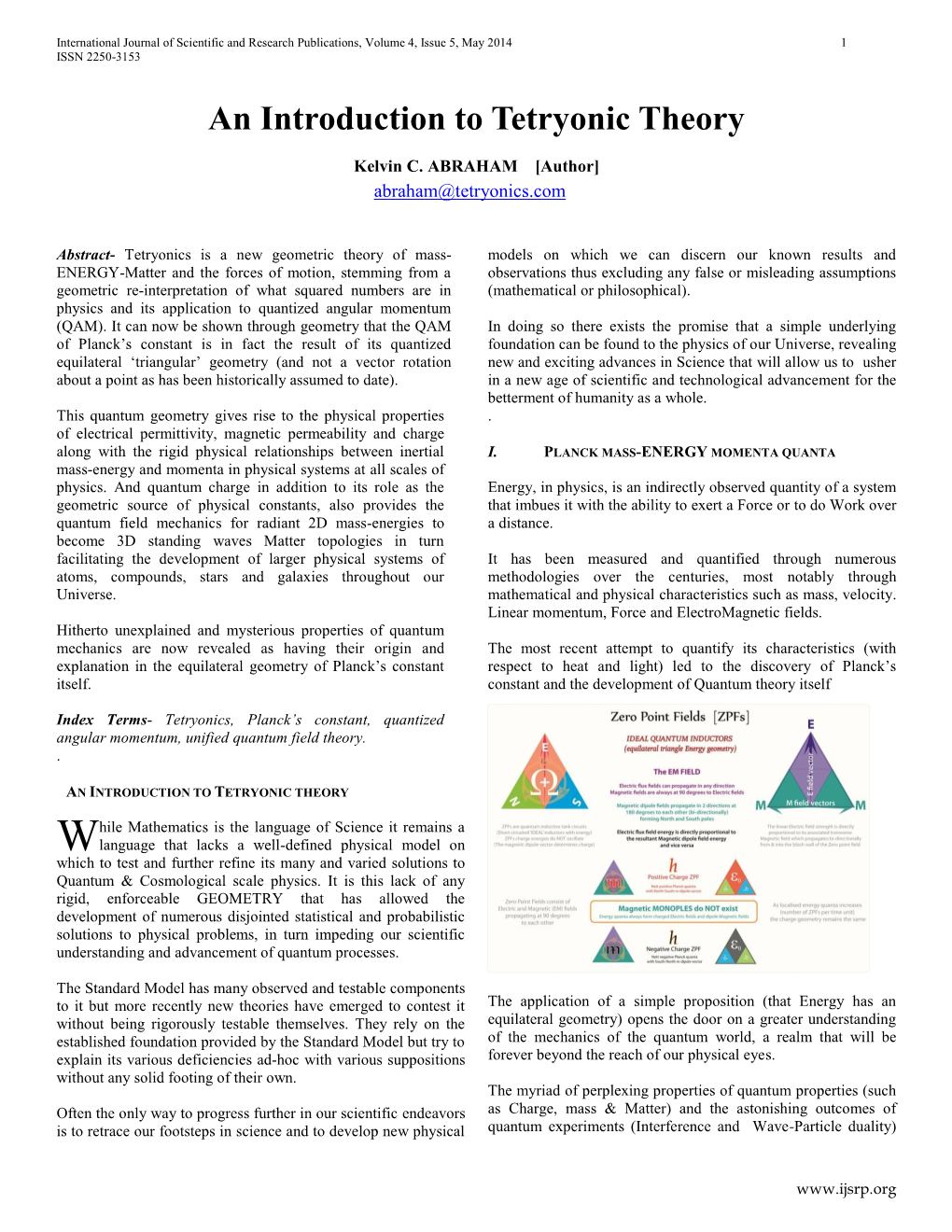 An Introduction to Tetryonic Theory