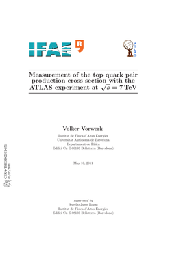 Measurement of the Top Quark Pair Production Cross Section with The