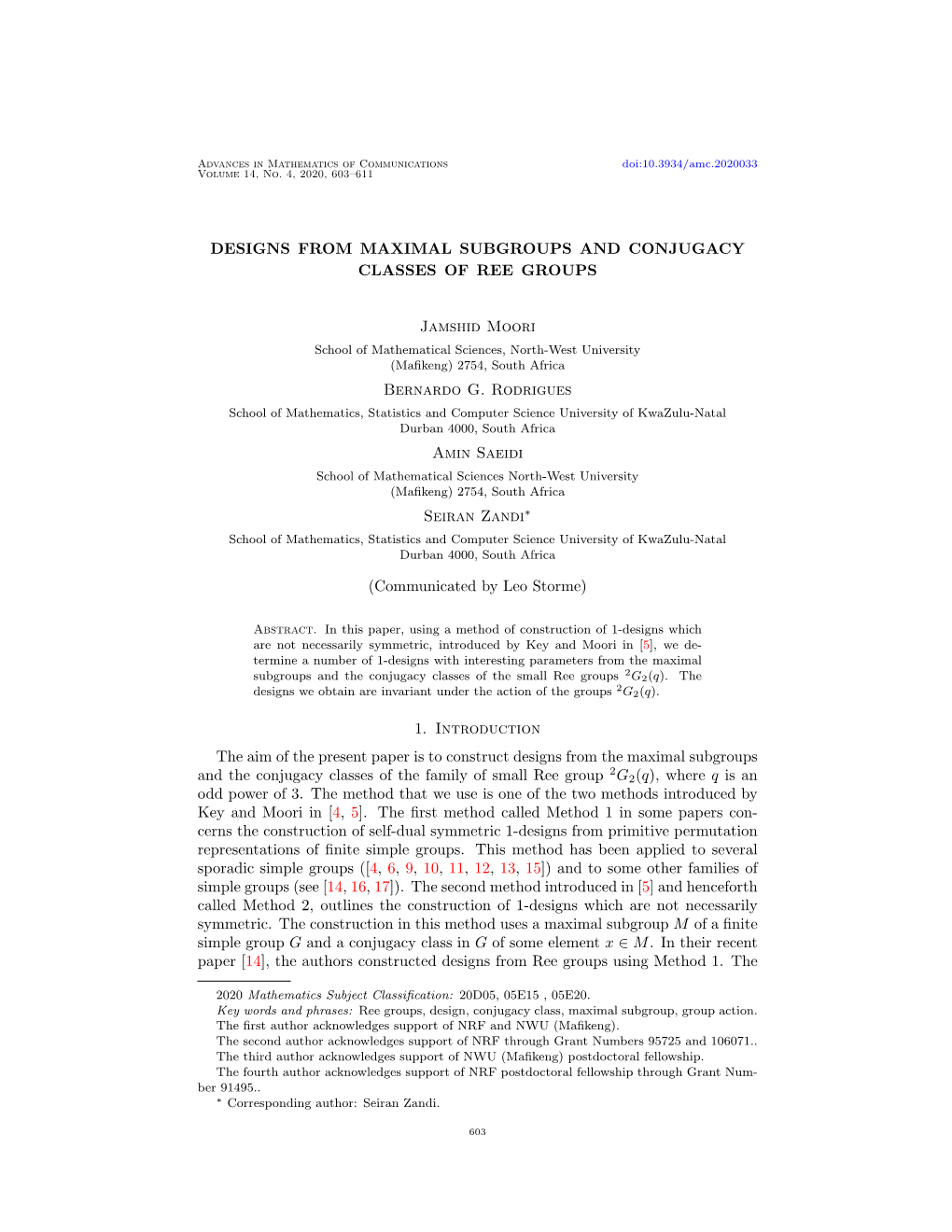 Designs from Maximal Subgroups and Conjugacy Classes of Ree Groups