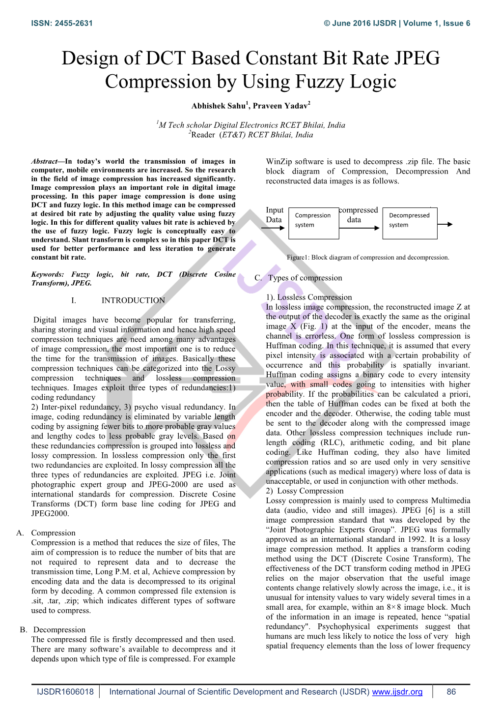 Design of DCT Based Constant Bit Rate JPEG Compression by Using Fuzzy Logic