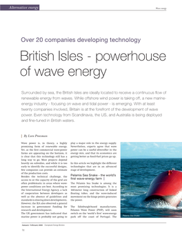 Powerhouse of Wave Energy