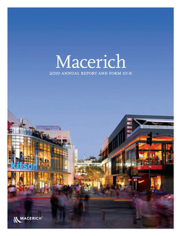 Macerich 2010