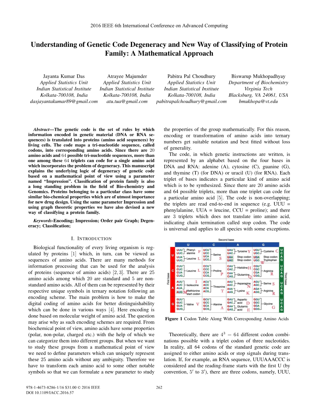 Understanding of Genetic Code Degeneracy and New Way of Classifying of Protein Family: a Mathematical Approach