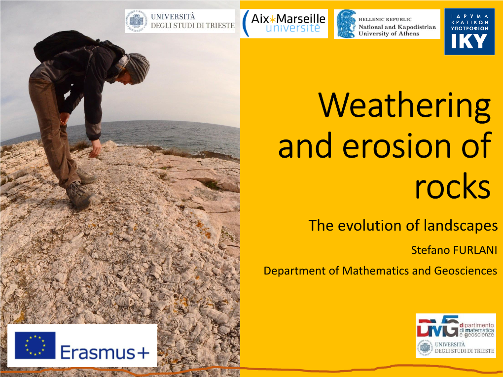 Weathering and Erosion of Rocks Presentation