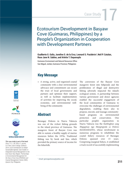 Ecotourism Development in Basyaw Cove (Guimaras, Philippines) by A