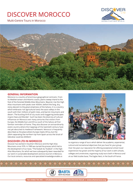 Download Our Morocco Brochure
