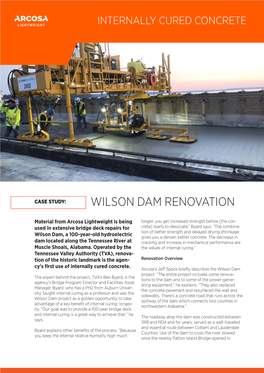 Wilson Dam Renovation