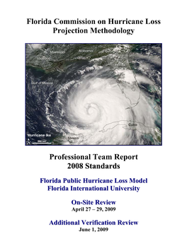 Florida Public Hurricane Loss Model Florida International University