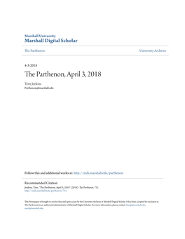The Parthenon, April 3, 2018